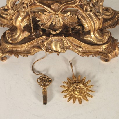 Triptyque Bronze doré Style Rococo Métal émaillé Soncebo2 Swiss '900