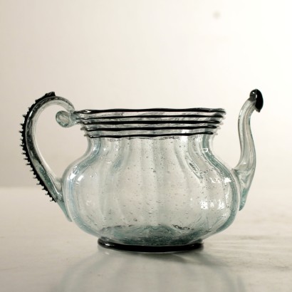 Glass Jug Made in Murano Italy 19th Century