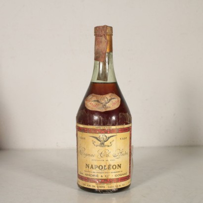 Lot of Vintage Bottles of Cognac and Scotch Whiskyes France