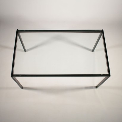 Table by Gae Aulenti for Zanotta Glass Vintage Italy 1980s-1990s