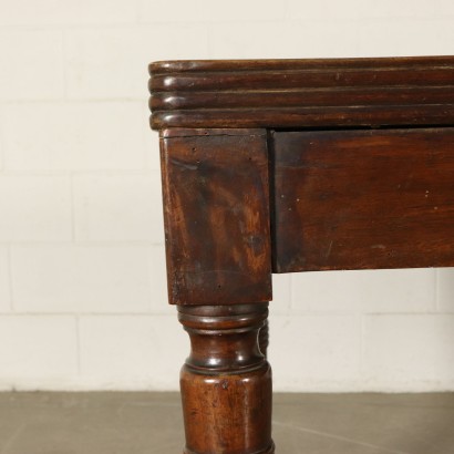 Restoration Table Solid Walnut Italy 19th Century