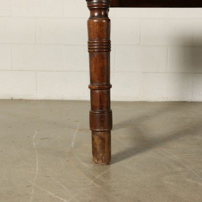 Restoration Table Solid Walnut Italy 19th Century