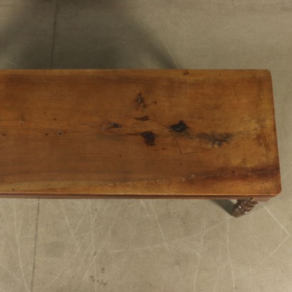 Restoration Table Solid Walnut Italy 19th Century