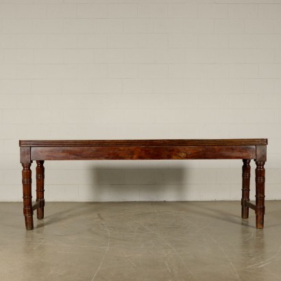 Restoration Table Solid Walnut Italy 19th Century