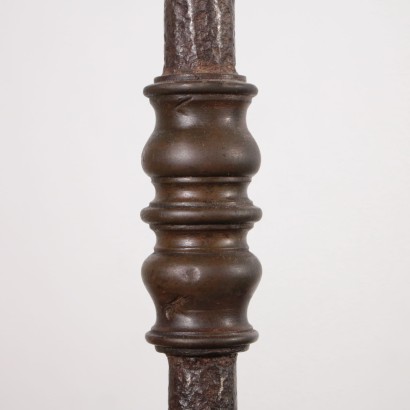 Floor Standing Candle Holder Iron Italy 20th Century