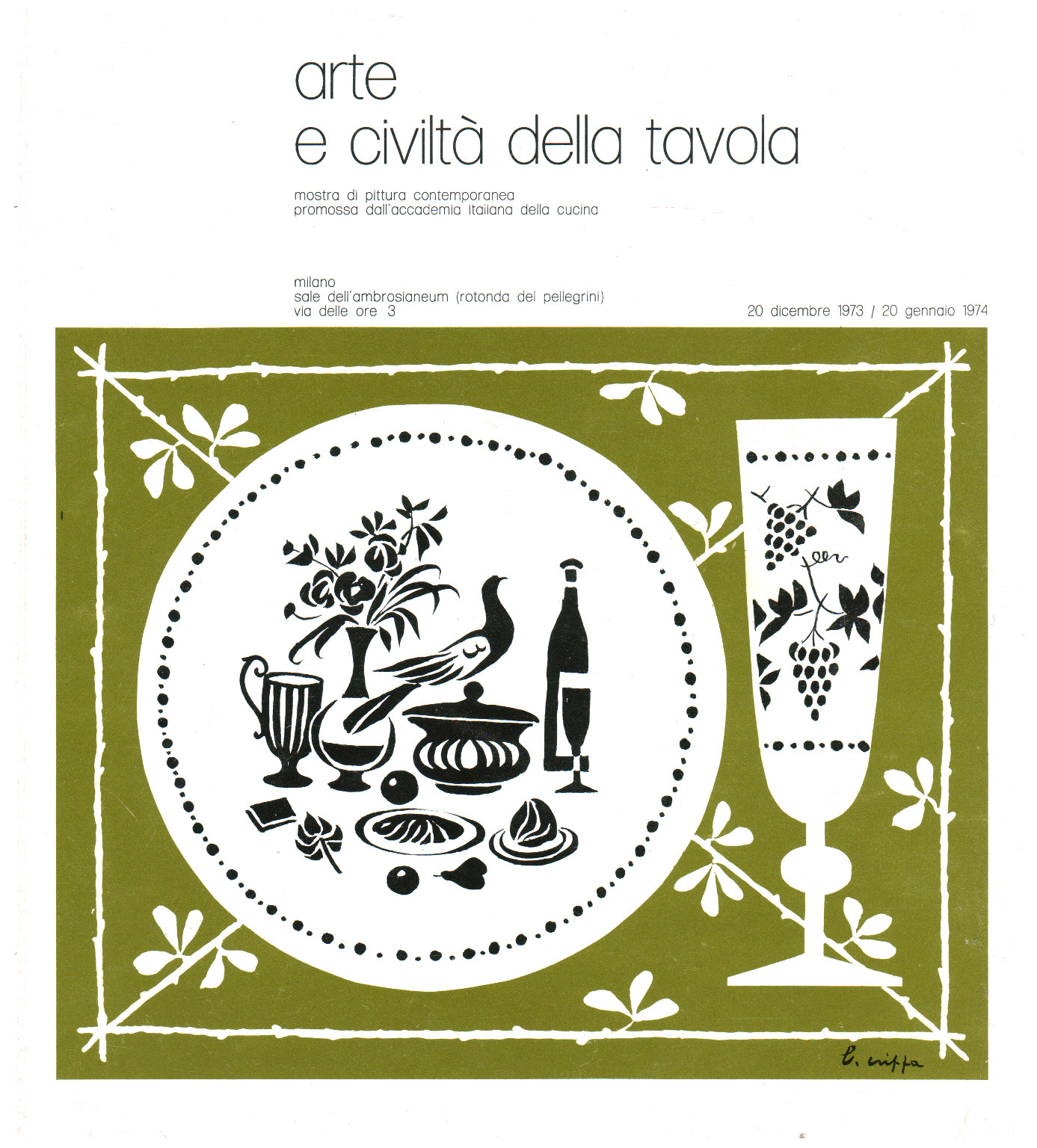 Arte e civiltà della tavola, s.a.