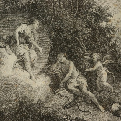 Set of Five Etchings Veneto Italy 18th Century