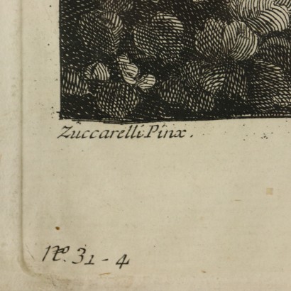 Set of Five Etchings Veneto Italy 18th Century