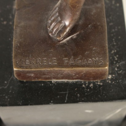 Bronzeskulptur einer Ballerina Kopie von Pierre Le Faguays