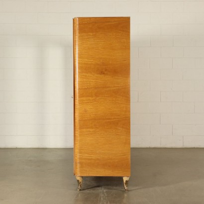 Armoire Placage de Loupe Verre miroir Fabriqué en Italie Années 50