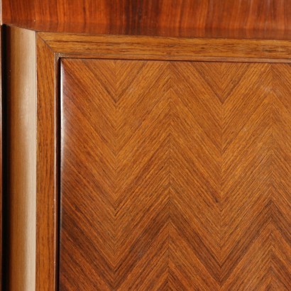 Cabinet Rosewood Veneer Vintage Italy 1950s-1960s