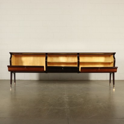 Buffet by Osvaldo Borsani Rosewood Veneer Vintage Italy 1950s