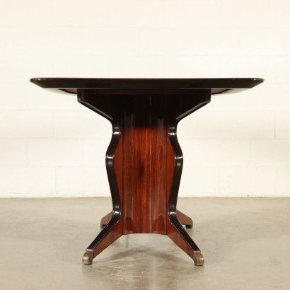 Table by Osvaldo Borsani Rosewood Veneer Vintage Italy 1950s