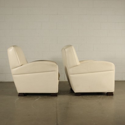 Pair of Armchairs Designed for Frau Vintage Italy 1990s