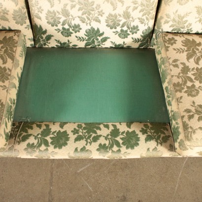 Sofa in the style of Paolo Buffa Fabric Vintage Italy 1950s