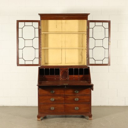 Bureau Bookcase Mahogany England 19th Century