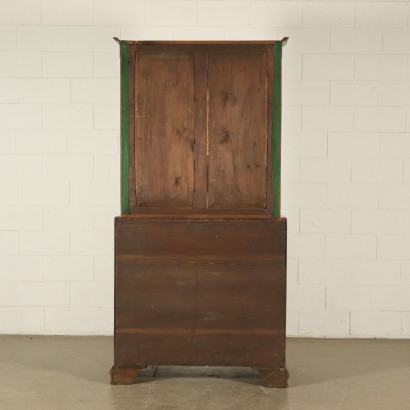 Bureau Bookcase Mahogany England 19th Century