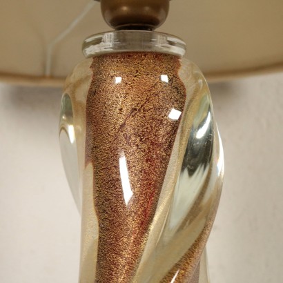 Lampe en Verre Torchon Fabriqué en Italie Deuxième moitié '900