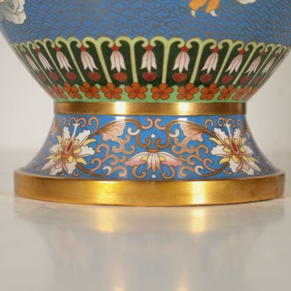 Pair of Cloisonne Vases Made in China 20th Century