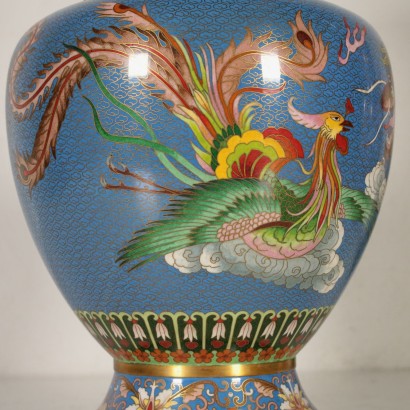 Paire de Vases Cloisonné Chine '900