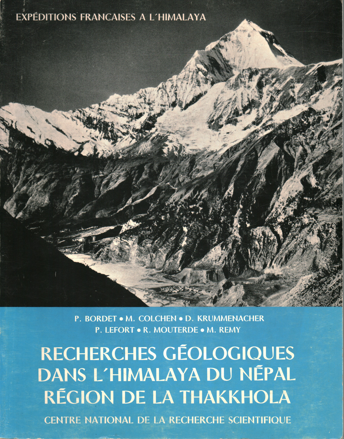Recherches géologiques dans l Himalaya du Népal,, s.zu.