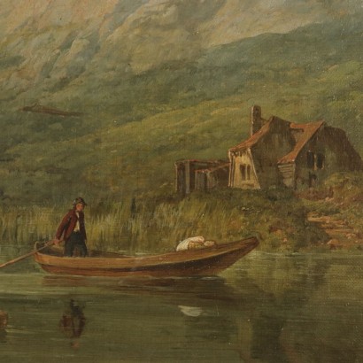 Landscape by George Clarkson Stanfield Fluvial Landscape 1869