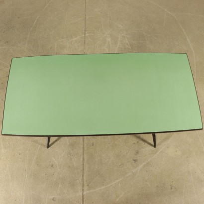 Table Bois ébonisé Formica Fabriqué en Italie Années 50