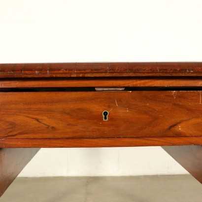 Writing Desk with Leather Insert Italy 20th Century