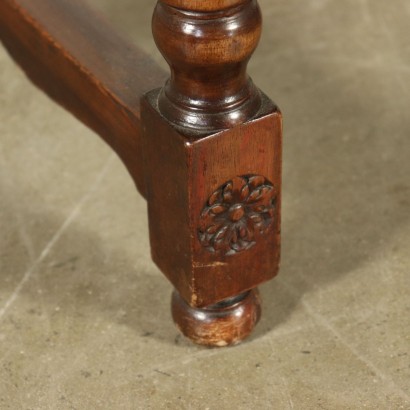 Pair of Highchairs Walnut Italy 18th and 20th Century