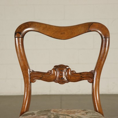 Six Chairs Rosewood France Mid 19th Century