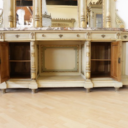 Glass Cabinet Neoclassical Style Italy 20th Century