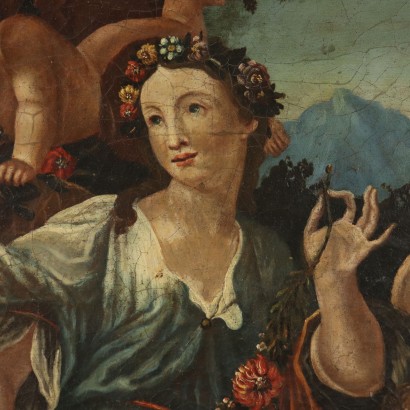Allegorie des Frühlings Ölgemälde 18. Jahrhundert