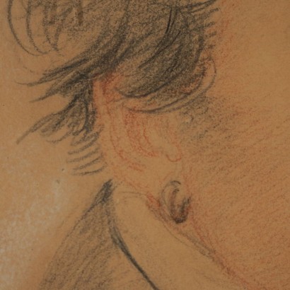 Portrait d'Homme Domenico Bossi Crayon sur Papier 1819