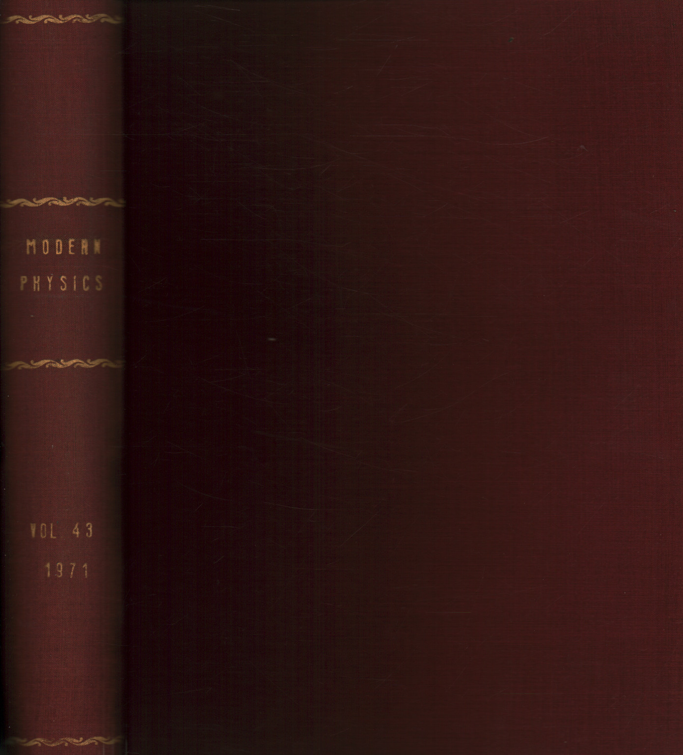 Comentarios de la Física Moderna, 1971. Volumen 43, 1-4 , s.una.