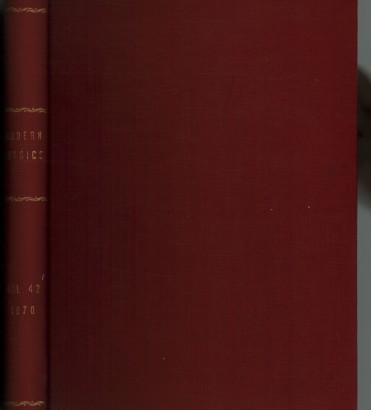 Reviews of Modern Physics, 1970. Volume 42, 1-4