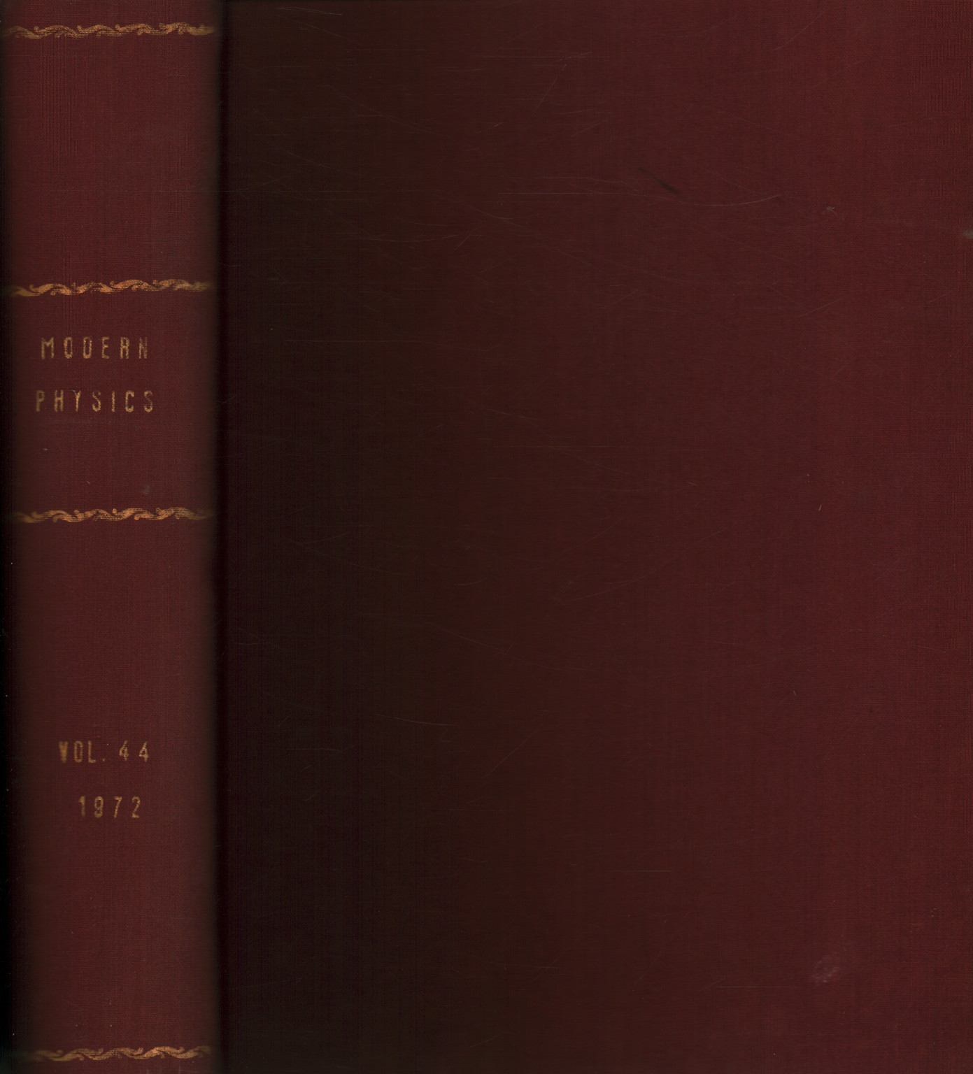 Reviews of Modern Physics, 1972. Band 44, 1-4 , s.zu.