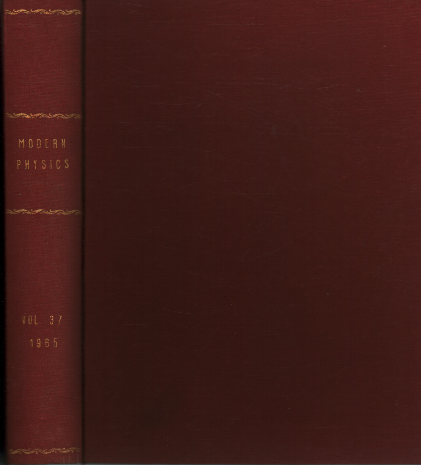 Reviews of Modern Physics, 1965. Volume 37, 1-4 , s.zu.