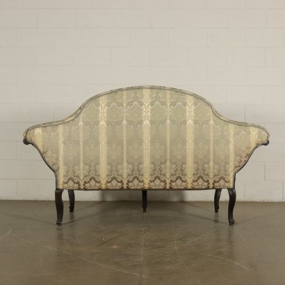 Walnut Sofa Manufactured in Italy 18th Century