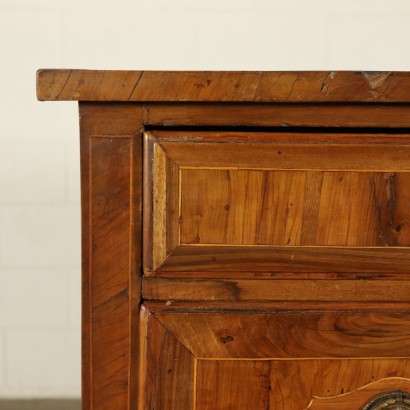 Chest of Drawers Maple Olive Walnut Italy 18th Century