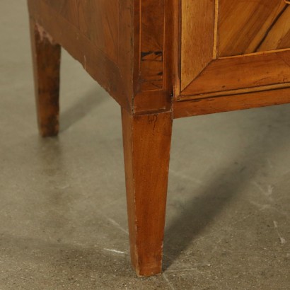 Chest of Drawers Maple Olive Walnut Italy 18th Century