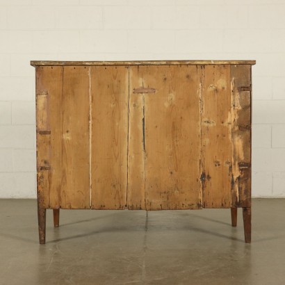 Chest of Drawers Maple Olive Walnut Italy 18th Century