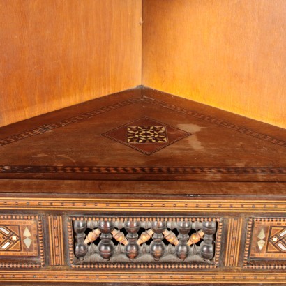 Inlaid Corner Cabinet Italy 20th Century