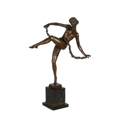 Bronzeskulptur einer Ballerina Kopie von Pierre Le Faguays