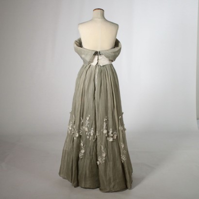 Robe de Soirée Haute Couture Gaze Vintage Années 50