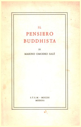 Il pensiero Buddhista