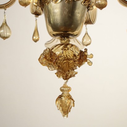 Glass Chandelier from Murano Italy 20th Century