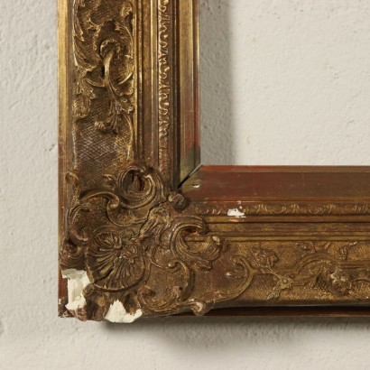 Carved Gilded Frame Italy First Half of 1900s