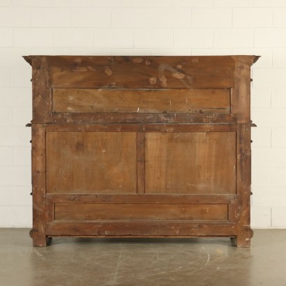 Walnut Cupboard with Raised Back Italy 20th Century