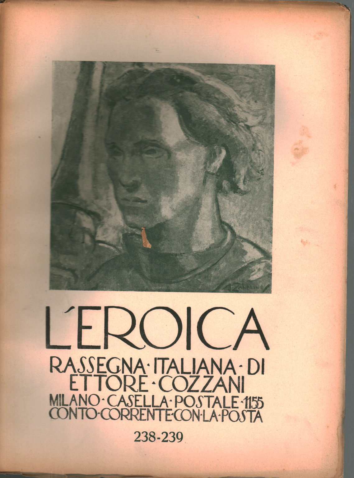 La heroica. Reseña italiana di Ettore Cozzani. Ann, s.una.