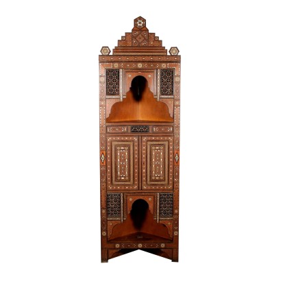 Inlaid Corner Cabinet Italy 20th Century